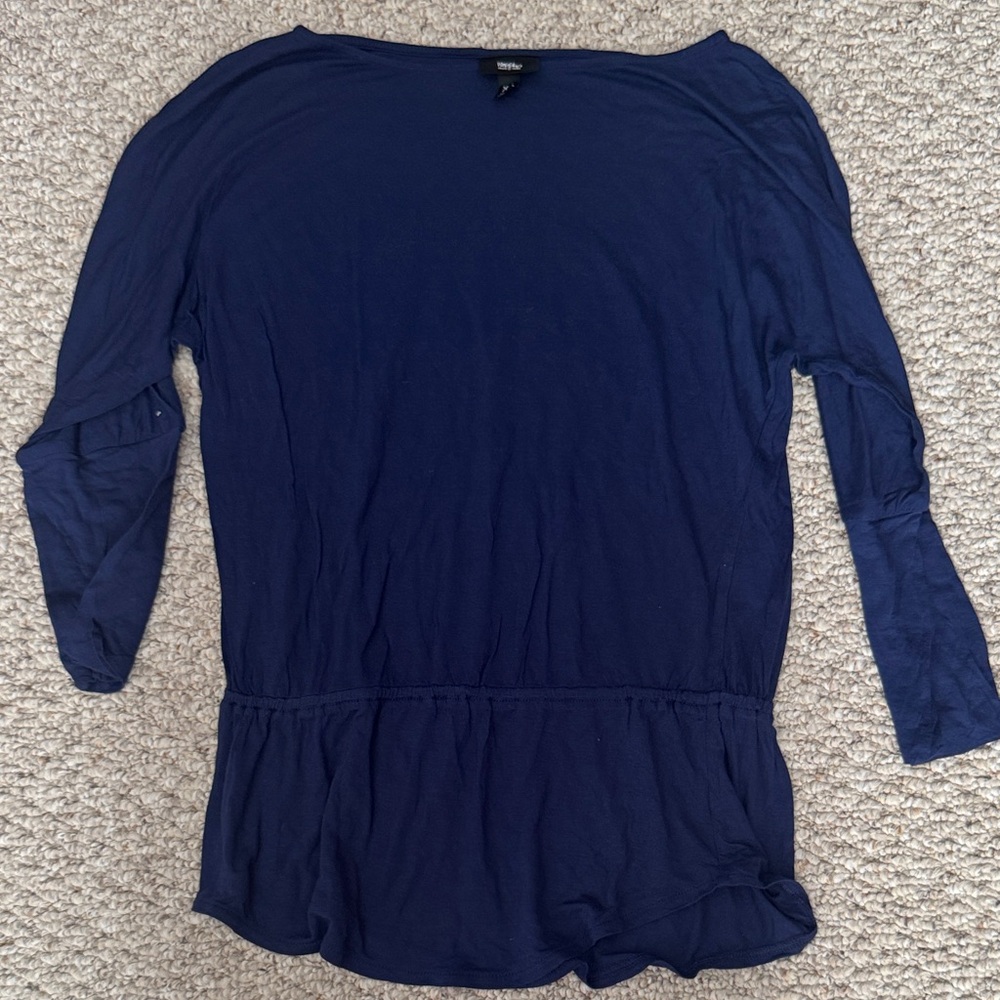 Mossimo Supply Co. Navy Blue Blouse